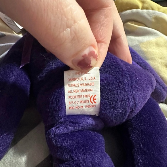 Princess Diana 1997 TY , made in Indonesia PVC pellets (10/10) - Picture 4 of 4